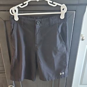 Under Armour Boy's Black Shorts